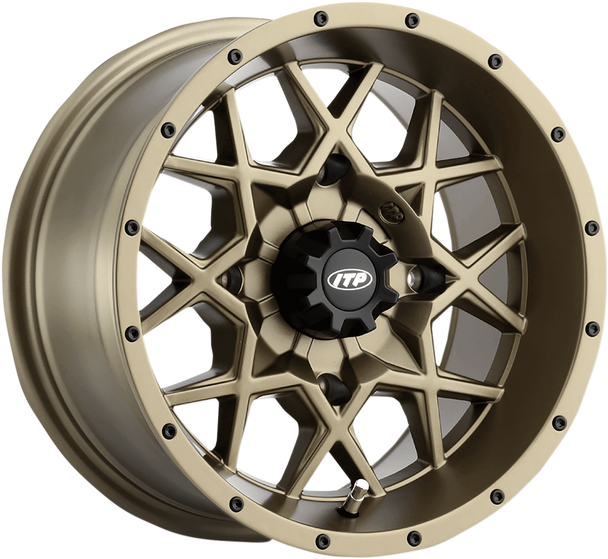 Itp Wheel - Hurricane - Front/Rear - Bronze - 14X7 - 4/156 - 4+3 1428638729B