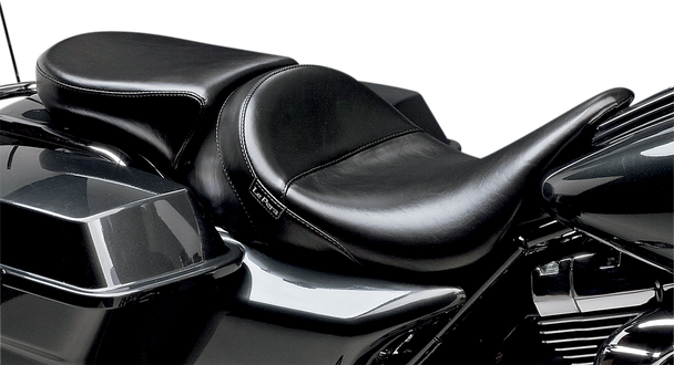 Le Pera Aviator Pillion Pad - Narrow - Smooth - Black - Fl '08-'23 Lk-017P