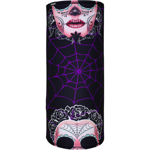 Zan Headgear Motley Tube Sportflex Neck Tube - Sugar Skull Tl108