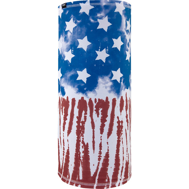 Zan Headgear Motley Tube Sportflex Neck Tube - Stars & Stripes Tie Dye Tl602