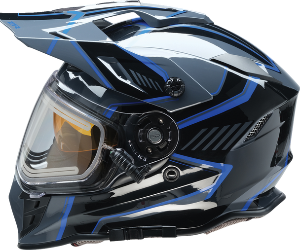 Range Snow Helmet - Rotor - Black/Blue - Medium