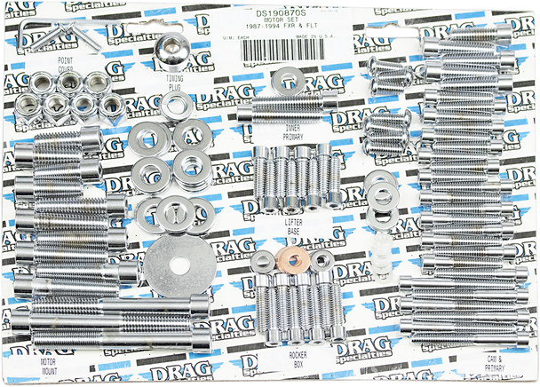Drag Specialties Bolt Kit - Motor - Smooth