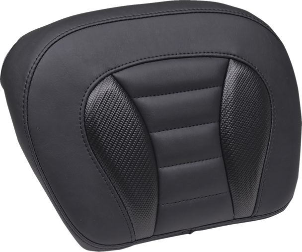 Deluxe Chopped Tour-Pak Sissy Bar Pad - Black - Touring 88405