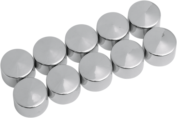 Drag Specialties Bolt Covers - Allen/Socket - 3/8" - Chrome - 10 Pack