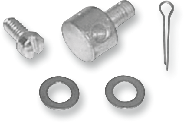 Colony Throttle Lever Wire Block - Linkert/Bendix Carburetor - Oversized (+.005") - Kit 2664-5