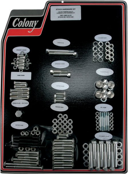 Colony Hardware Kit - '58-'66 Xlch 8316 Cad