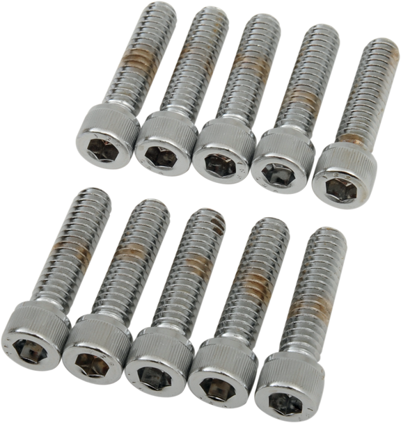 Drag Specialties Bolts - Socket-Head - Knurled - 1/4-20 X 1"