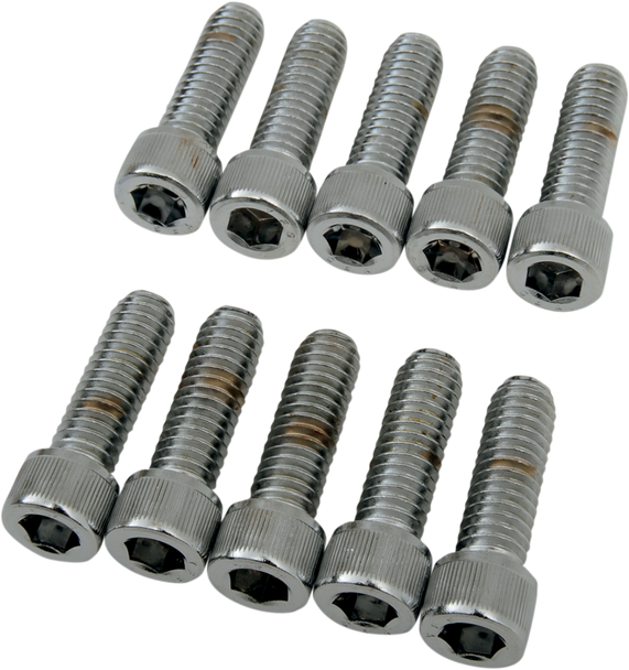 Drag Specialties Bolts - Socket-Head - Knurled - 5/16-18 X 1"