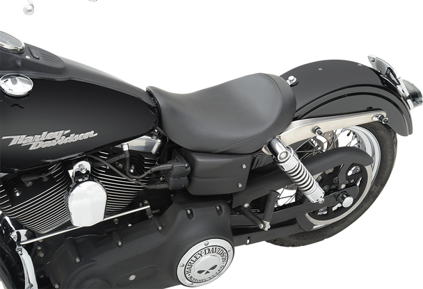 Saddlemen S3 Super Slammed Seat - Solo - Black - Dyna '06-'17 806-04-002D