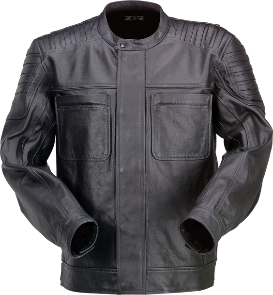Z1R Widower Leather Jacket - Black - 5Xl