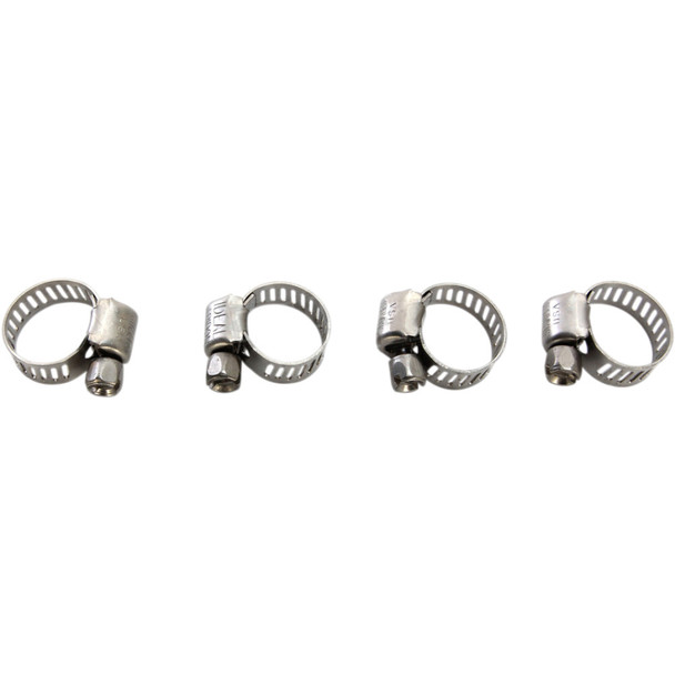 Moose Racing Clamp Hose - Stainless Steel - 8-22 Mm - 4-Pack 114-6406