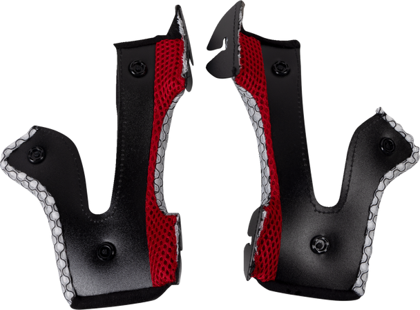 Moose Racing Youth F.I. Cheek Pads - Vaporwave - Gray - Small 01343625