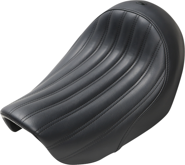 Saddlemen Knuckle Solo Seat - Ribbed - Black - Dyna 806-04-0023