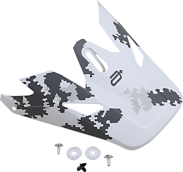 Arctiva Rise Visor Kit - Snow Camo