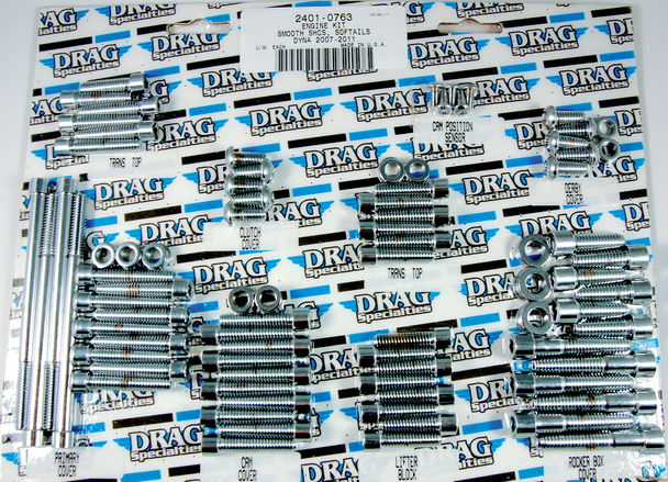 Drag Specialties Bolt Kit - Motor - Smooth - Softail