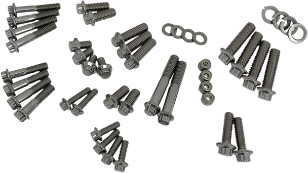 Feuling Oil Pump Corp. Fastener Kit - Chassis/Trim - 12-Point/Dress-Up - M8 Road Glide 3062