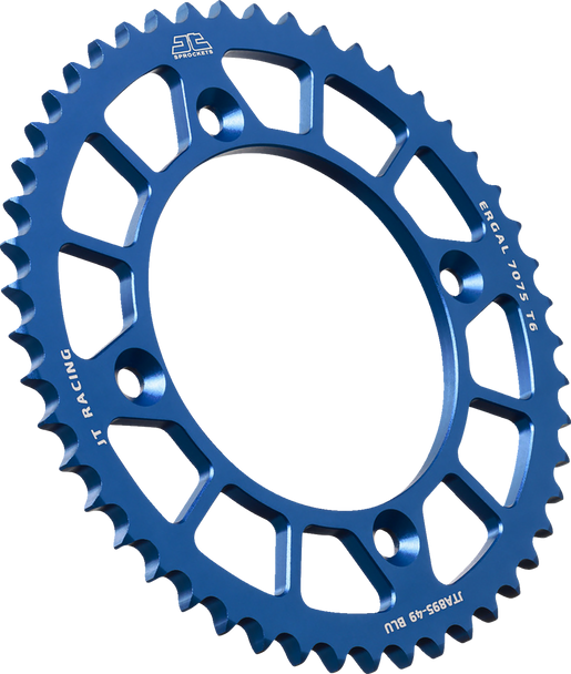 Rear Sprocket - Aluminum - 49 Tooth - Blue - Gas Gas/Husqvarna/Ktm Jta895.49Blu