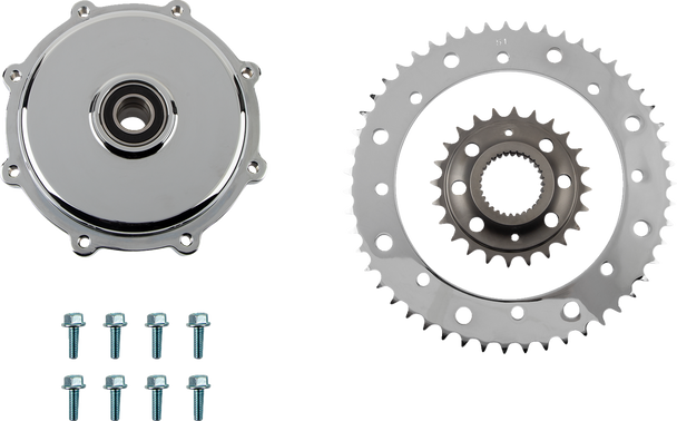 Drag Specialties Conversion Sprocket Kit - Chrome - M8 Touring/Trike