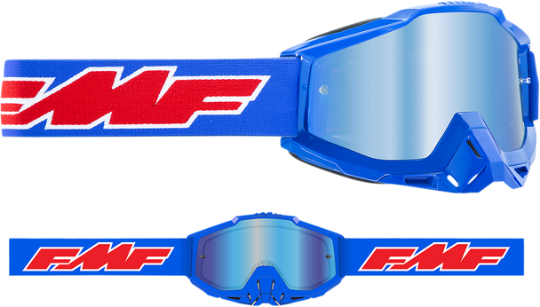Fmf Powerbomb Goggles - Rocket - Blue - Blue Mirror F-50037-00002