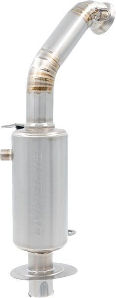 Powder Lite Slip-On Muffler - Stainless Steel 02-228Pl-Ss-G5