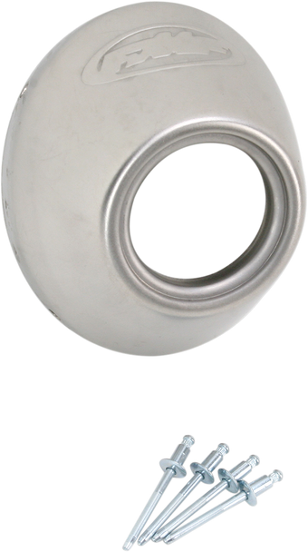 Fmf End Cap - Stainless Steel - Slash Cut - Pc4/Q4 040635