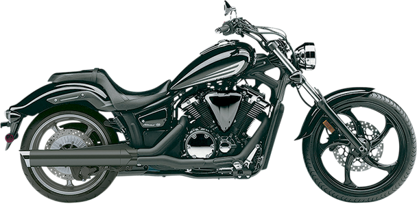 Cobra Scalloped Muffler - Black - '11-'17 Stryker 2270B