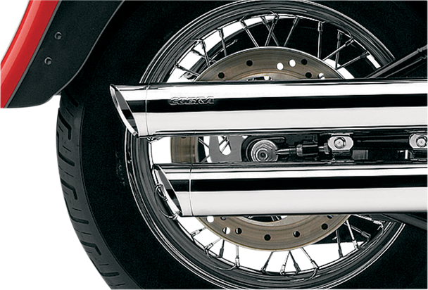 Cobra Chrome Slashcut Mufflers 6001