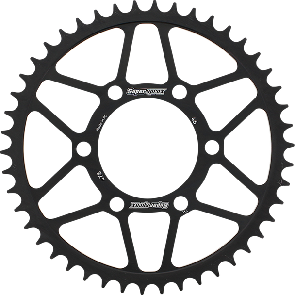 Supersprox Rear Sprocket - 46 Tooth - Kawasaki/Polaris Rfe-478-46-Blk