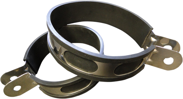 Helix Muffler Clamp - Stainless Steel - 4"X5" - Oval 210-2705