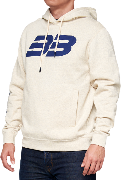 100% Bb33 Pullover Welt Pocket Hoodie - Oatmeal - Medium Bb-36045-484-11