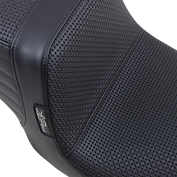Le Pera Tailwhip Seat - Basketweave - Black - Fxd '96-'03 Ln-581Bw