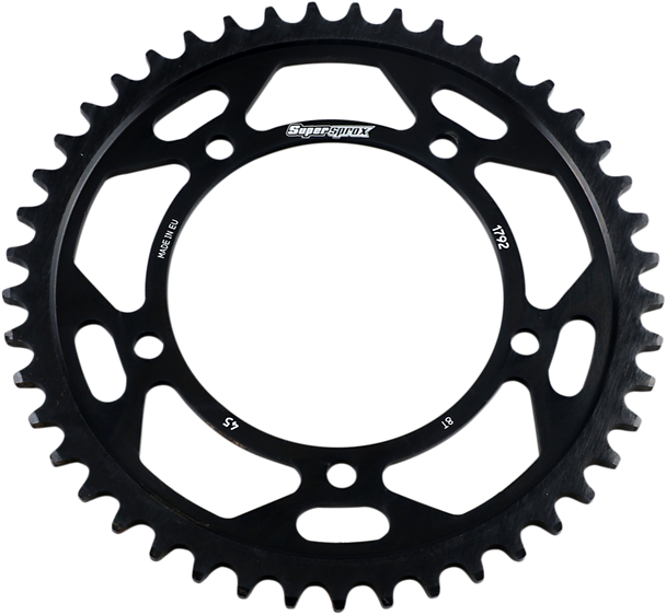 Supersprox Edge Rear Sprocket - Black - 45 Tooth Rfa-1792-45-Blk