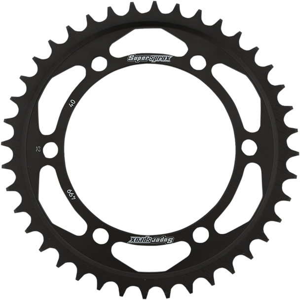 Supersprox Rear Sprocket - 40 Tooth Rfe-499-40-Blk
