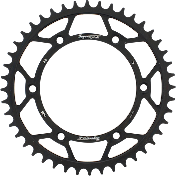 Supersprox Steel Rear Sprocket - 44 Tooth Rfe-808-44-Blk