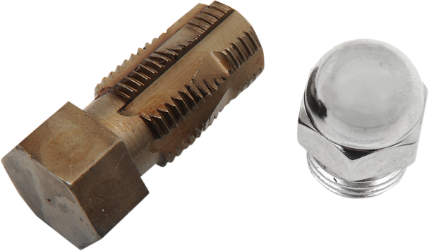 Colony Timing Plug - Crankcase/Oil Tank With Special Tap - Acorn/Oversized - 11/16"-16 7500-2