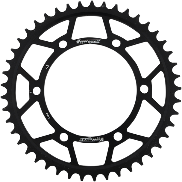 Supersprox Rear Sprocket - 45 Tooth Rfe-499-45-Blk