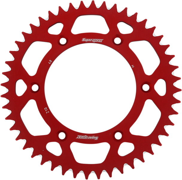 Supersprox Rear Sprocket - Red - Honda - 48 Tooth Ral-210-48-Red
