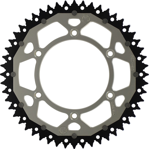 Moose Racing Dual Sprocket - Silver - 52 Tooth 1210-897-52-11X