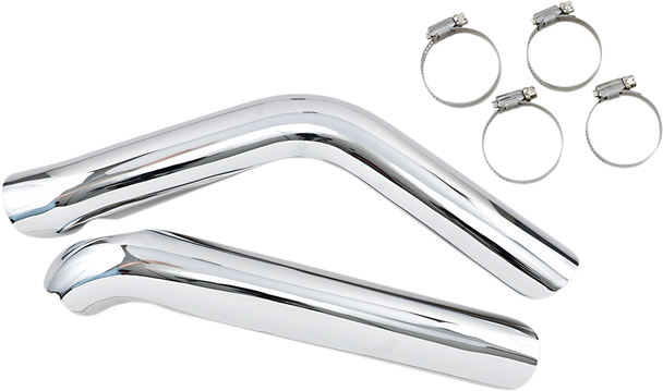 Drag Specialties Heat Shields - Chrome
