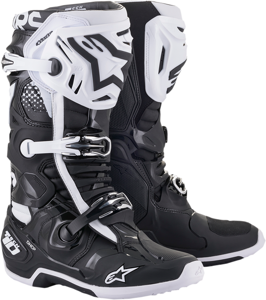 Tech 10 Boots - Black/White - Us 8 2010020-12-8