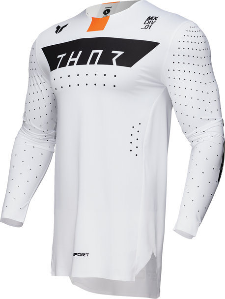 Sportmode Rogue Jersey - White/Orange - 3Xl