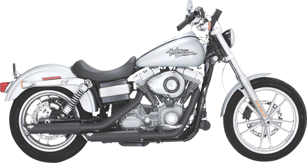 Vance & Hines 3" Twin Slash Slip-On Mufflers - Black 46337