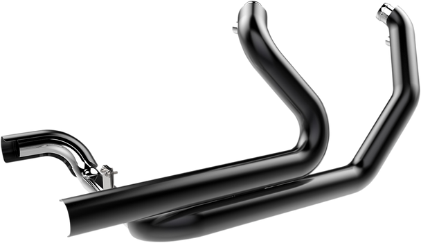 Khrome Werks Aggressor 2-Into-2 Crossover Headers - Black - Fl 200860