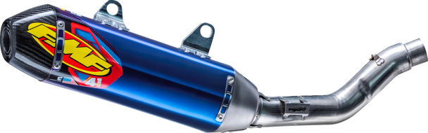 Factory 4.1 Rct Slip-On Muffler With Carbon Cap - Anodized Titanium - Kx 250 042412