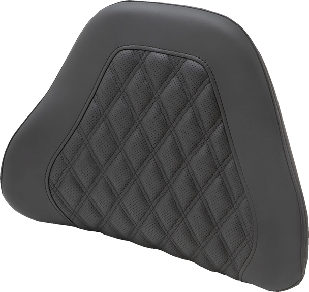 Saddlemen Tour-Pak Backrest Pad Cover - Lattice Stitched - Black 88-11885Ls