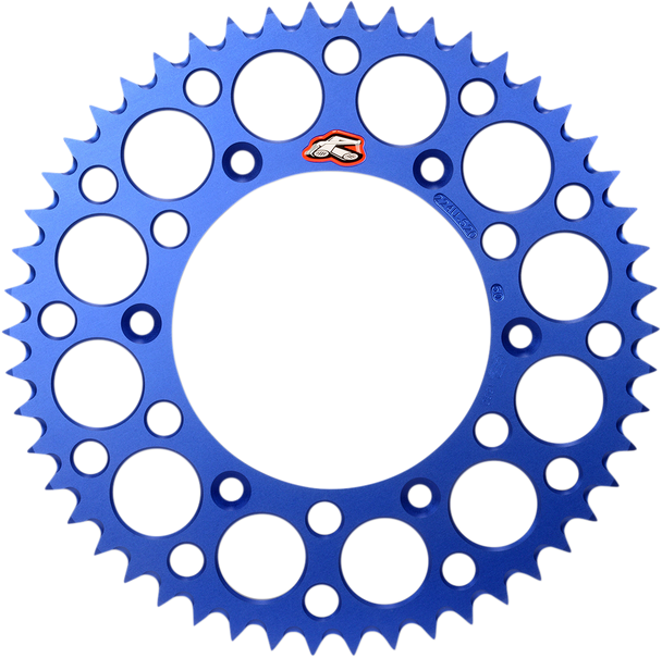 Renthal Rear Sprocket - Suzuki/Yamaha - Blue - 50 Tooth 121U-428-50Gpbu