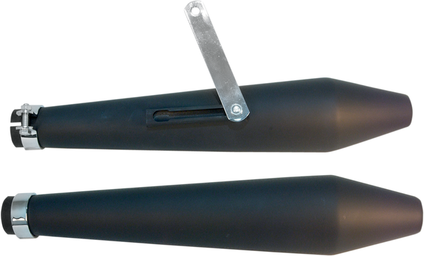 Emgo Cafe Muffler - Flat Black 80-84033