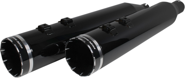 Khrome Werks 4-1/2" Hp-Plus Slip-On Mufflers - Obsidian Tracer 202640