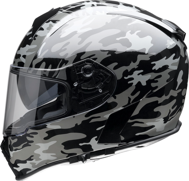 Z1R Warrant Helmet - Camo - Black/Gray - Xl