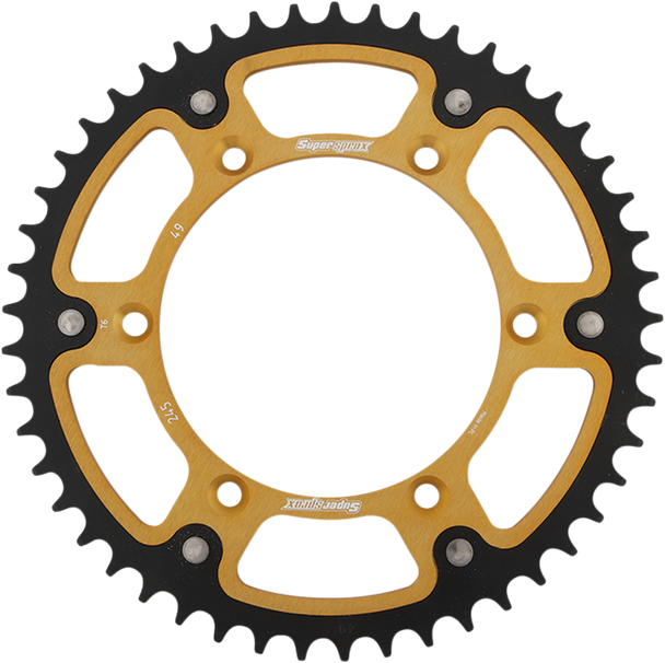 Supersprox Stealth Rear Sprocket - 49 Tooth - Gold - Yamaha Rst-245-49-Gld
